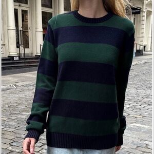 Brandy Melville Brianna cotton thick striped sweater